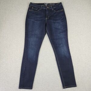 Riders by Lee Jeans Women's 10M 30x29 Dark Wash Midrise Skinny Stretch Denim